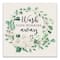 Wash Your Worries Away White 16" x 16" Canvas Wall Art